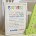 Brother Love Wall Art Frame
