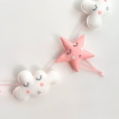 Reach for the Stars Garland - Pink