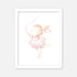 Bunny Ballerinas Nursery Wall Art