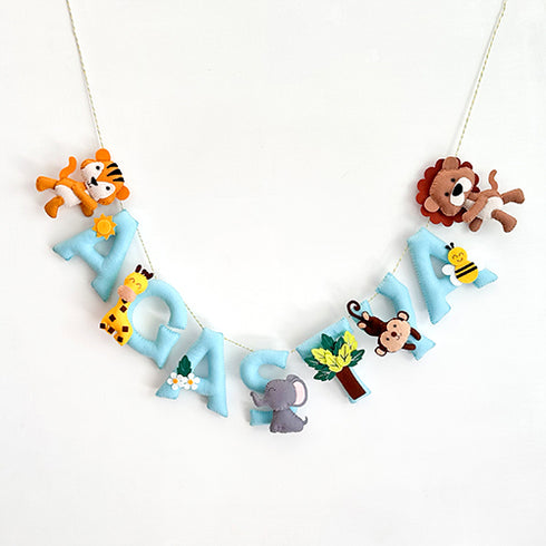 Personalised Animal Adventures Name Bunting/Garland