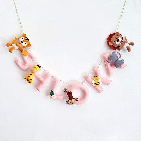 Personalised Animal Adventures Name Bunting/Garland