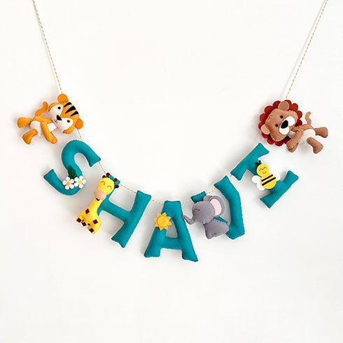 Personalised Animal Adventures Name Bunting/Garland