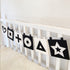 High Contrast Reversible Monochrome Felt Banner