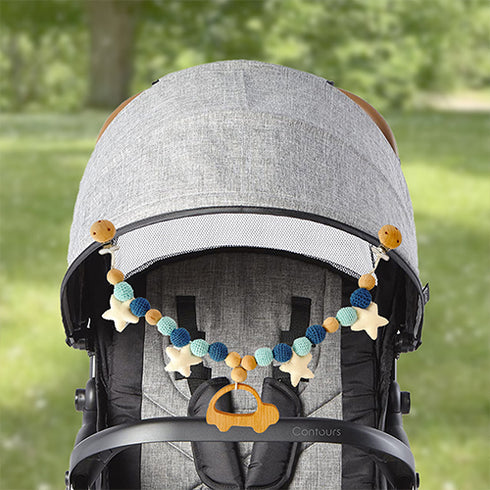 Baby Stroller Garland Chain - Blue Car