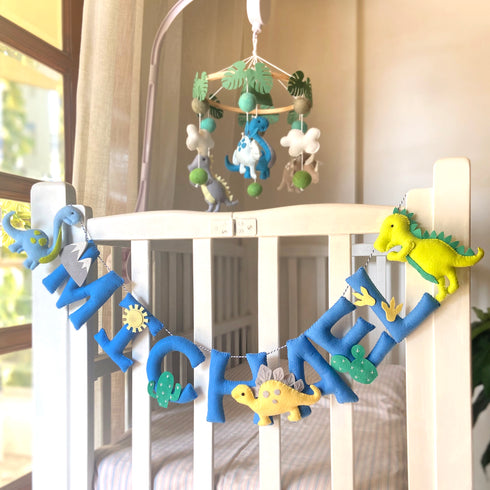 Personalised Dinosaur Name Bunting/Garland