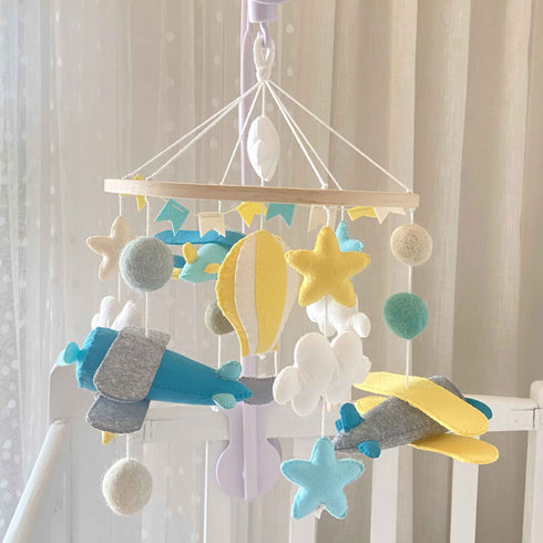 Flying High - Airplane Cot Mobile