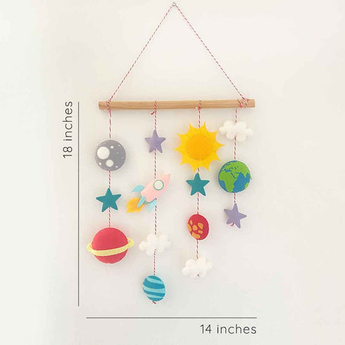 Solar System Felt Wall Hanging