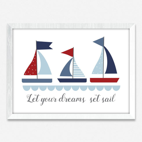 Nautical Motivational - Framed Wall Art