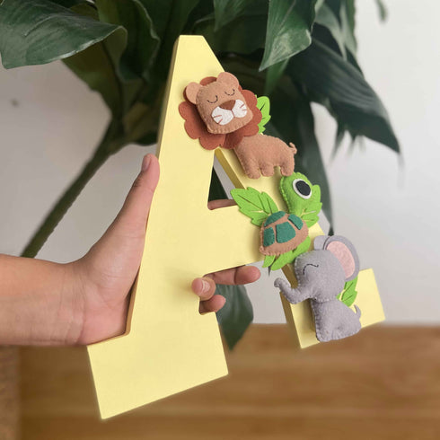 Jungle Themed Personalised Alphabet