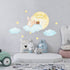 Bunny on a Moon Wall Decal Sticker