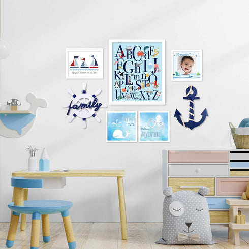 Classic Nautical Theme - Gallery Wall