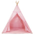 Tent/Tepee - Pink with Pom Poms