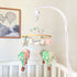 Personalised Hot Air Balloon Cot Mobile - Pink & Mint