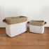 Jute & Cotton Rope Storage Basket