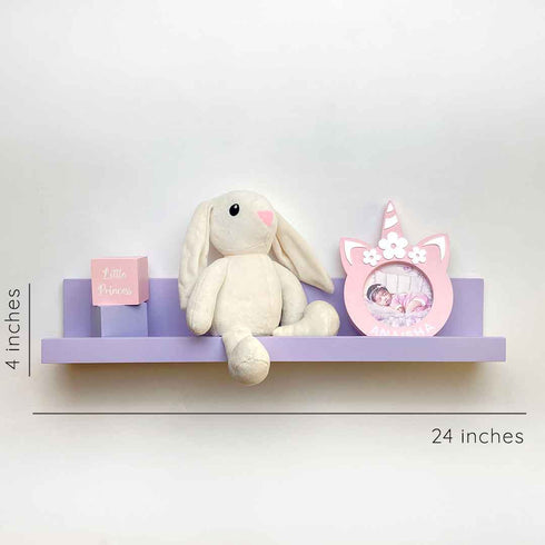 Nursery Floating Ledge Shelf - Lavender