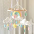 Rainbow and Cloud Cot Mobile