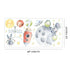 Astronauts in Space - Wall Decal Sticker