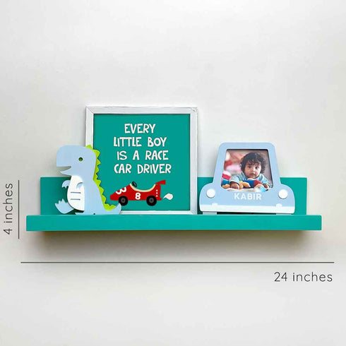 Nursery Floating Ledge Shelf - Teal
