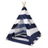 Tent/Tepee - Blue and White Striped