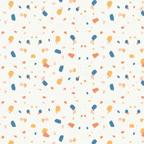 Terrazzo Marble Nursery Wallpaper