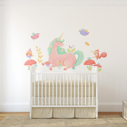 Unicorn Fairy Wall Decal Sticker