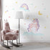 Unicorn & Rainbows Wall Decal Sticker
