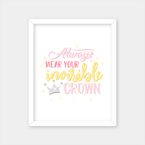 Unicorn Crown - Wall Art Pair