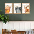 Woodland Animal Portrait Frames Set