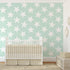 Star Wallpaper - Green