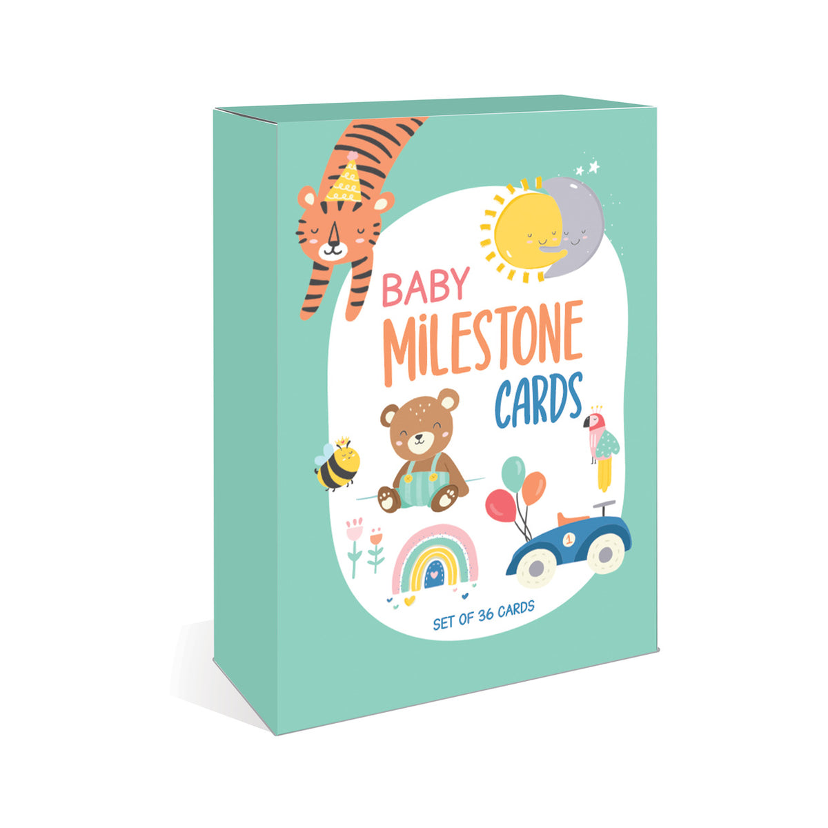 Newborn Baby Milestone Cards Set, Ideal Baby Shower Gifts – GWD Kids