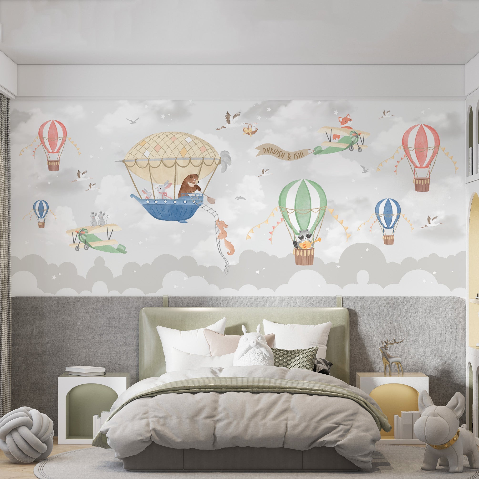 Wallpaper Wall Design For Baby Boy Room Baby Nursery Illustrated