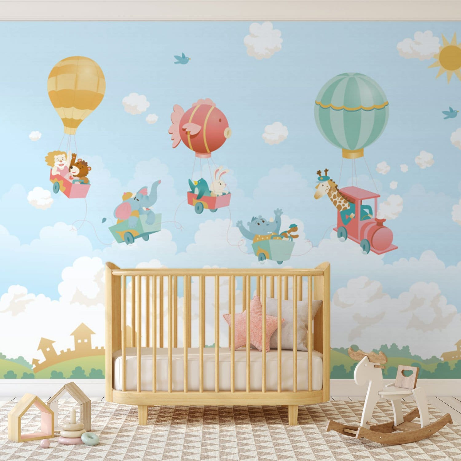 Baby Wallpaper  Designer Wallpaper For Kids Room Online In India  Mama  and Peaches