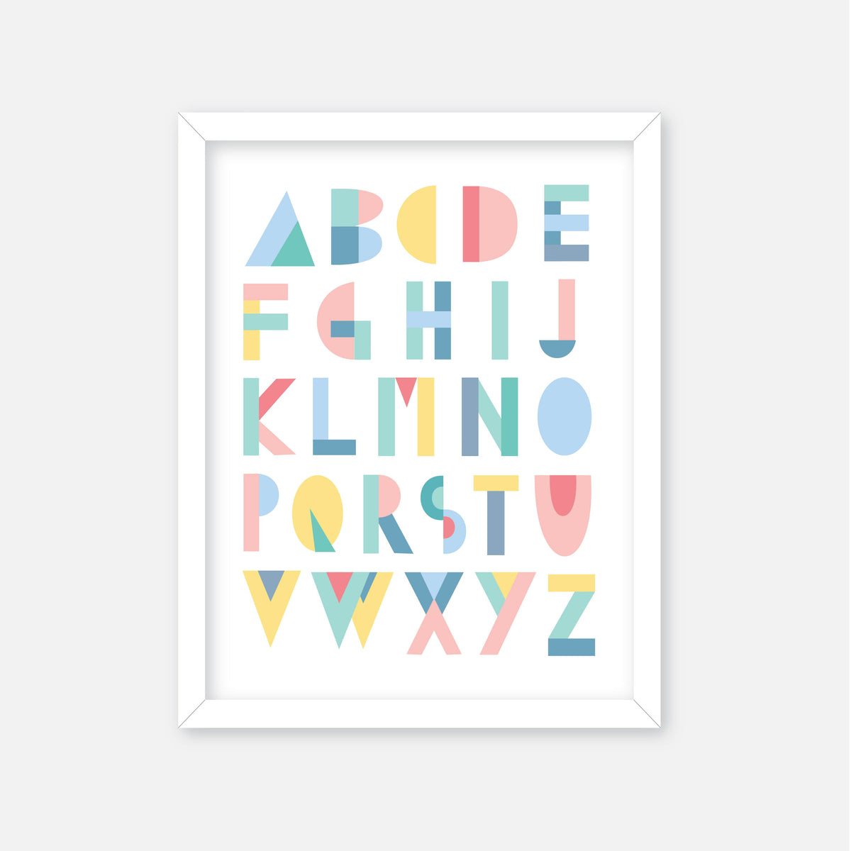 Alphabet & Numbers Wall Art Set – GWD Kids