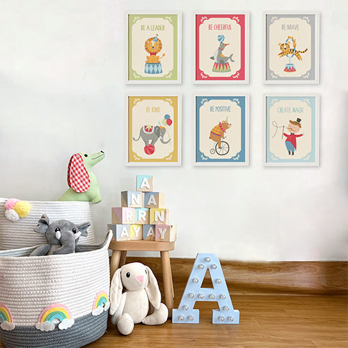 Wall Decor Ideas Diy Nursery Canvas Art Hand Illustrated Baby