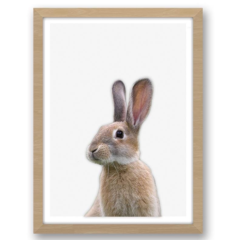 Little Rabbit - Minimalist Framed Wall Art – GWD Kids